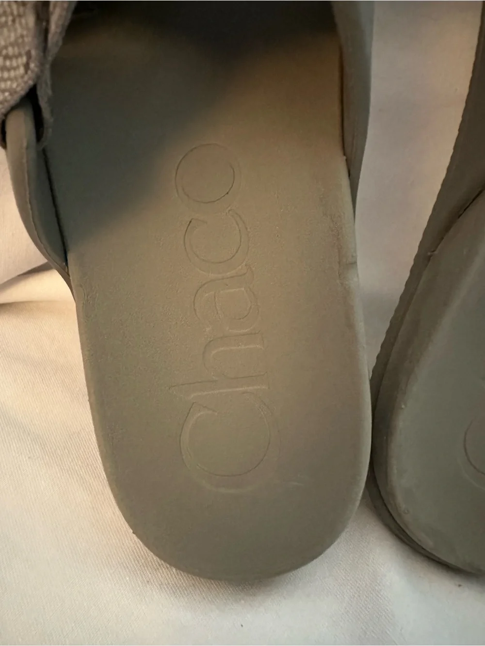 Chaco Women’s W9 Gray Adjustable Strap Slide Sandals Outdoor Comfort Shoes
